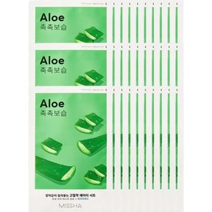 MISSHA - Airy Fit Sheet Mask - Aloe - 1pc (30ea) Set