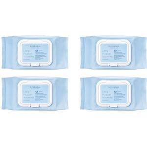 MISSHA - Super Aqua Ultra Hyalron Cleansing Water Wipes - 1pack (30pcs) (4ea) Set