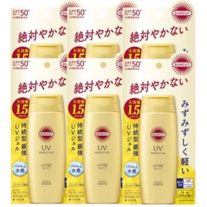 Kose - Suncut UV Perfect Gel Super Water Proof SPF50+ PA++++ - 120g (6ea) Set