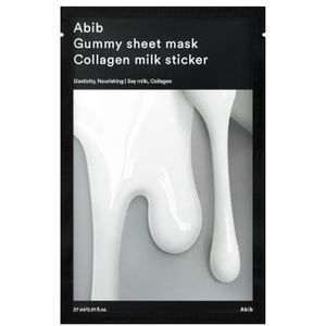 Abib - Gummy Sheet Mask - Collagen Milk Sticker - 1stuk