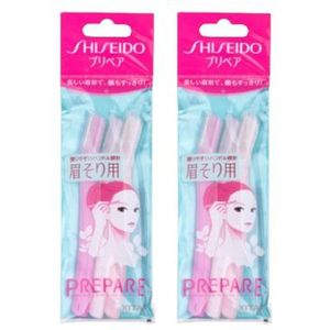 Shiseido - Prepare Eyebrow Razor - 3pcs (2ea) Set