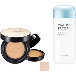 MISSHA - All-Around Safe Block Waterproof Sun Milk SPF 50+/PA++++ - 70ml X Jung Saem Mool - Essential Skin Nuder Long Wear...