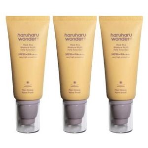 [Promotie] haruharu wonder - Black Rice Moisture Airyfit Daily Sunscreen SPF50+ PA++++ - 50ml (3ea) Set