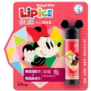 Rohto Mentholatum - LipIce Kids Lip Balm Mickey Mouse - 1pc - Strawberry