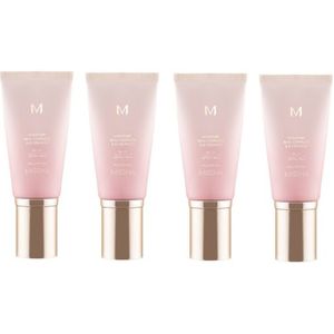 MISSHA M Signature Real Complete BB Cream EX SPF30 PA++ (New Version) - 45g - 21 Bright Beige (4ea) Set