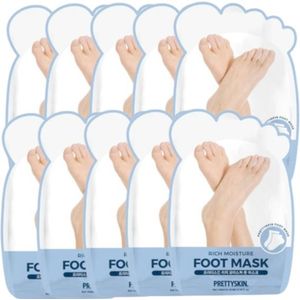PRETTYSKIN - Bliss Rich Renew Foot Mask - 10pcs Set