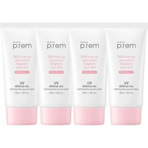 make p:rem UV Defense Me. Calming Tone Up Sun Cream (4ea) Set