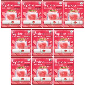 Rohto Mentholatum - LipIce Lip Balm - 1pc - Strawberry (10ea) Set