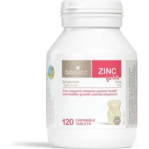 bio island - Zinc for Kids - 120 Chewable Tablets