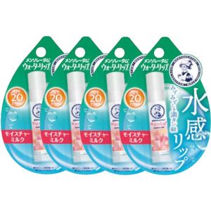 Rohto Mentholatum - Water Lip Balm SPF 20 PA++ - 1pc - Moisture Milk (4ea) Set
