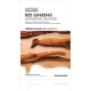 [PROMOTIE]THE FACE SHOP - Real Nature Face Mask - Red Ginseng - 1stuk