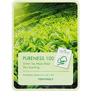 TONYMOLY - Pureness 100 Mask Sheet - Green Tea - 1stuk
