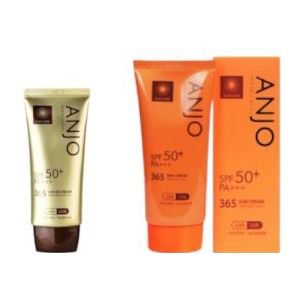 ANJO - 365 Sun Cream SPF50+ PA+++ - 70g (1ea) + 365 Sun BB Cream SPF50+ PA+++ - 50g (1ea) Set