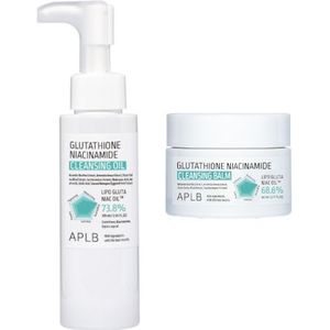 APLB - Glutathione Niacinamide Cleansing Oil - 105ml & Cleansing Balm - 80ml Set
