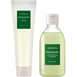 aromatica - Rosemary Hair Thickening Conditioner - 180ml (1ea) + Rosemary Scalp Scaling Shampoo - 100ml (1ea) Set