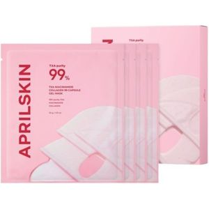 APRILSKIN - TXA Niacinamide Collagen 99 Capsule Gel Mask - 30g*4ea