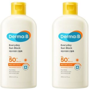 Derma:B - Everyday Sun Block SPF50+ PA++++ - 200ml  (2ea) Set