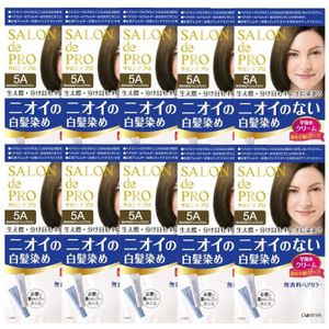 Dariya Salon De Pro - Hair Color Cream - 1box - 5A Deep Assy (10ea) Set