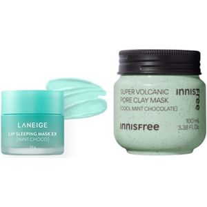 LANEIGE x innisfree - Mint Choco Mask Como Set (2ea)