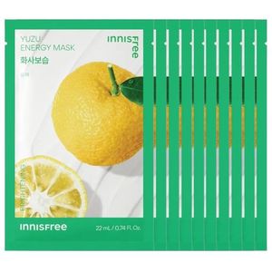 innisfree - Active Mask - Yuzu (10ea) Set