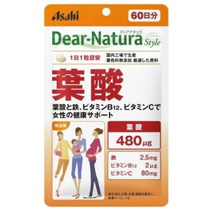 Asahi - Dear Natura Style Folic Acid 60 Days Supply - 60 tablets