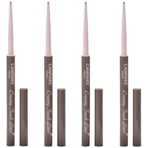 CANMAKE - Creamy Touch Liner - 0.08g - 02 Medium Brown (4ea) Set