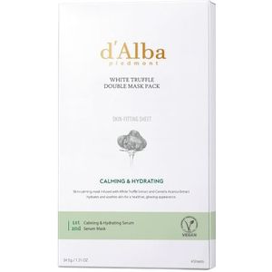 d'Alba - White Truffle Double Mask Pack (Calming& Hydrating) - 34.5g*4EA