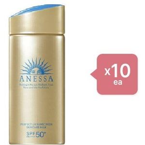 Shiseido - Anessa Perfect UV Sunscreen Skincare Milk N SPF50+ PA++++ - 2022 Version - 90ml (10ea) Set