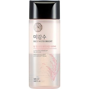 THE FACE SHOP - Rice Water Bright Lip & Eye Makeup Remover - 120ml