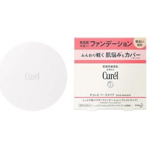 Kao - Curel Base Makeup Moist Skin Powder Foundation SPF16 PA++ - 8g - Light Skin Tone