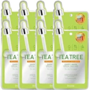 Picomonte - Dcure+ Tea Tree Face Mask - 1 pc (8ea)