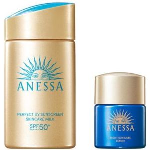 Shiseido - Anessa Perfect UV Sunscreen Skin Care Milk SPF50+ PA++++ Set - 60ml + 12ml