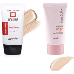 EYENLIP - Pure Cotton Perfect Cover BB Cream SPF50+ PA+++ - 30g - No. 21 Light Beige