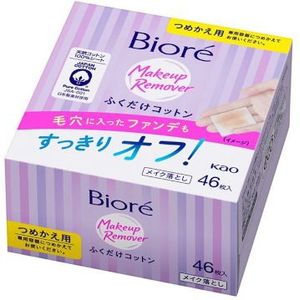 Kao - Biore Wipe Cotton Refill - 46 bladen