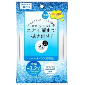 Shiseido - Ag Deo 24 Clear Shower Sheet and Cool - 30pcs - Unscented