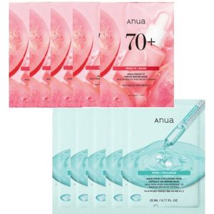 ANUA - Peach + PDRN Rejuvenating Serum Mask Set