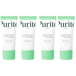 Purito SEOUL - Wonder Releaf Centella Daily Sun Lotion SPF50+ PA++++ - 60ml (4ea) Set