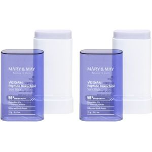 Mary&May - Vegan Peptide Bakuchiol Sun Stick SPF50+ PA++++ - 18g (2ea) Set