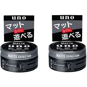 Shiseido - Uno Hair Wax - Matte Effector - 80g 2pcs Set
