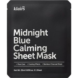 [Promotie] Dear, Klairs - Midnight Blue Calming Sheet Mask - 1stuk