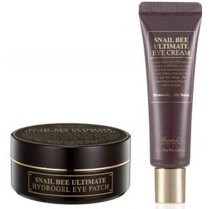 Benton - Snail Bee Ultimate Eye Cream - 30g (1ea) + Hydrogel Eye Patch - 60patches (1ea) Set