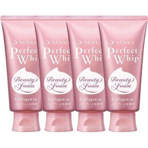 Shiseido - Senka Perfect Whip Collagen in Washing Foam Cleanser (2023 Version) - 120g (4ea) Set