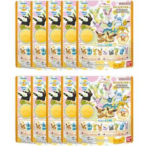 Bandai - Eevee Friends Surprised? Bath Ball - 1 pc (10ea) Set"