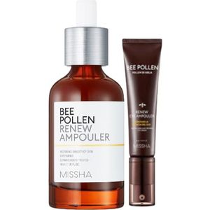 MISSHA - Bee Pollen Renew Ampouler - 40ml (1ea) + Eye Ampouler - 30ml (1ea) Set