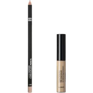 The Saem - Cover Perfection Concealer Pencil - 1.4g & Tip Concealer- 1.5 Natural Beige (1ea) Set