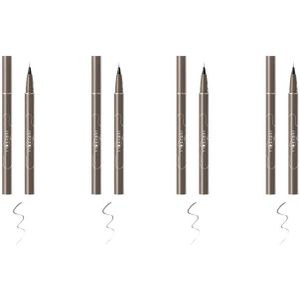 Judydoll - Slim Liquid Eyeliner - 0.5ml - 01 Black (4ea) Set