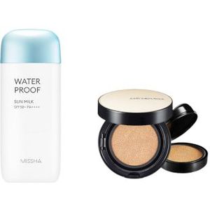 MISSHA - All-Around Safe Block Waterproof Sun Milk SPF 50+/PA++++ - 70ml X Jung Saem Mool - Essential Skin Nuder Long Wear...