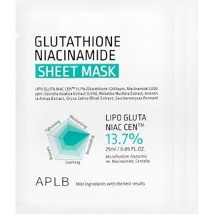 APLB - Glutathione Niacinamide Sheet Mask - 25ml (3pcs) Set