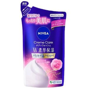 NIVEA Japan - Cream Care Body Wash French Garden Rose Refill - 340ml