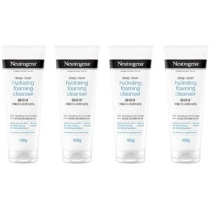 Neutrogena - Deep Clean Hydrating Foaming Cleanser - 100g (4ea) Set